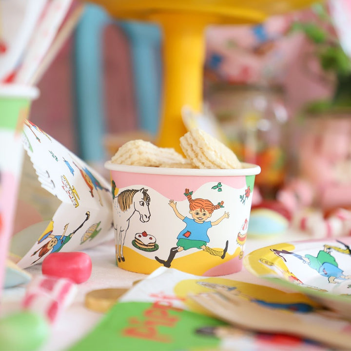Coupe à glace Pippi Langstrumpf, 8 pièces
