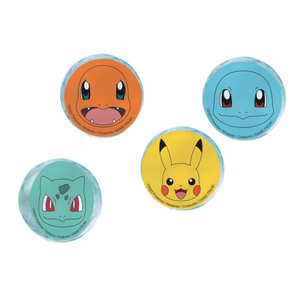 Flummi Pokemon, 4 Stk. kinderparties-shop