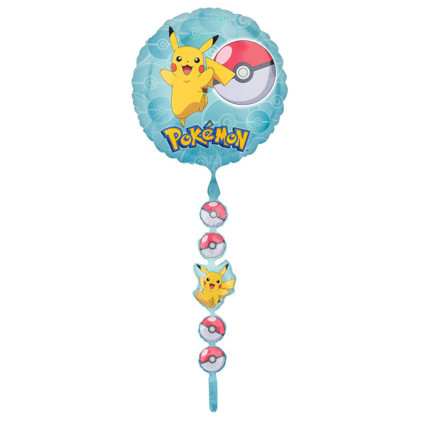 Jumbo Pokemon Airwalker Folienballon mit Pokemon Schwanz kinderparties-shop