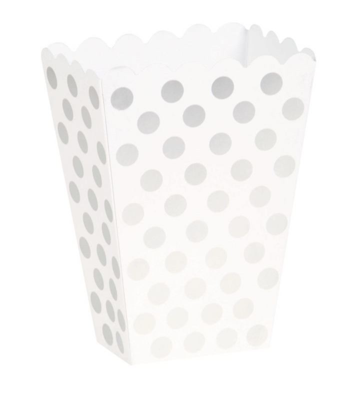 Popcorn-Box-gepunktet-versch-Farben-8er-Pack-Rot