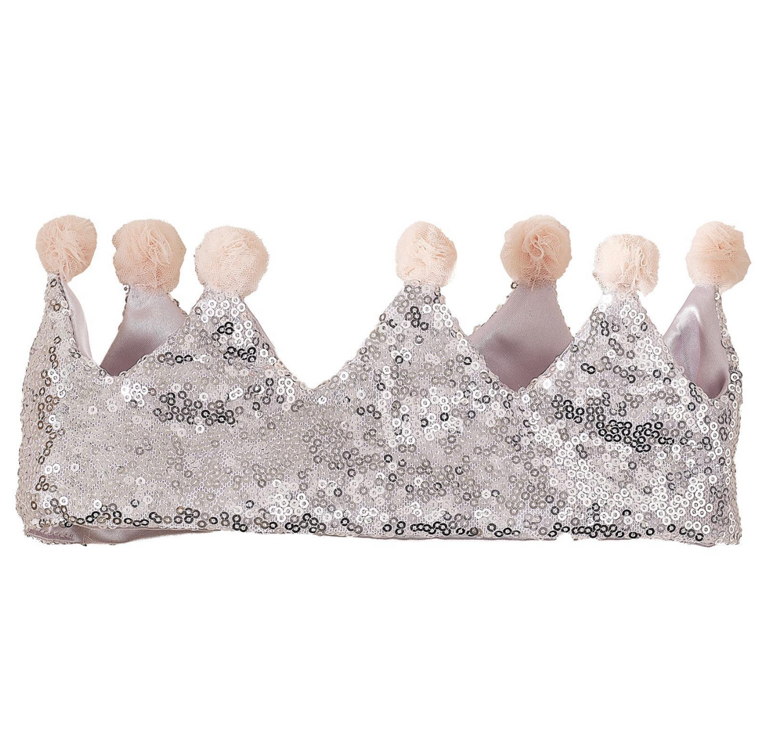 Travestimento da principessa con corona glitterata per la tua festa, 1 pezzo