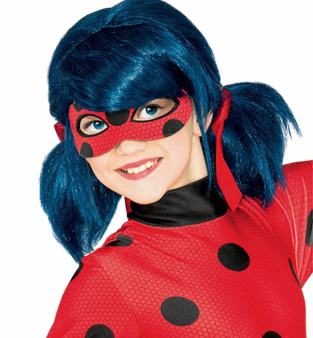 Miraculous-Ladybug-Perrücke-Kostüm-Zubehör-Einheitsgrösse