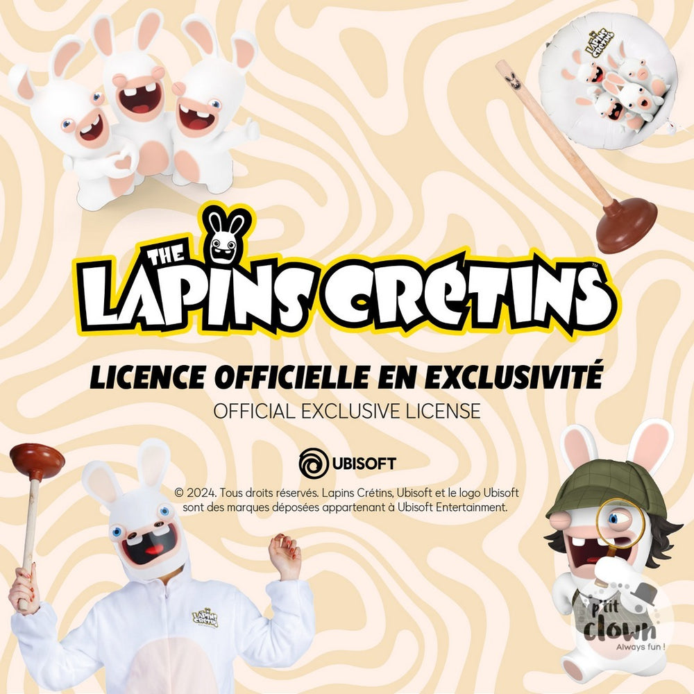 Raving Rabbids Trinkhalme, 8er Pack kinderparties-shop
