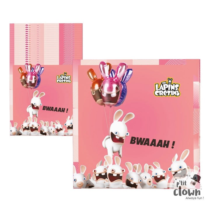 Raving Rabbids Servietten, 20er Pack kinderparties-shop