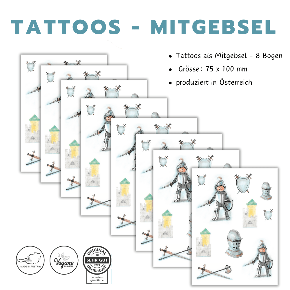 Ritter-Tattoos-1-Bogen-mit-10-Tattoos