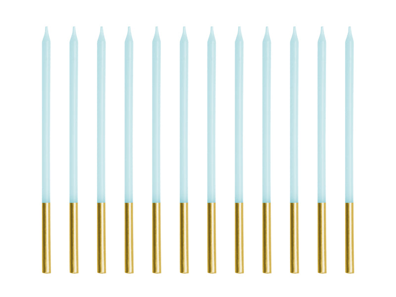 Geburtstagskerzen-hellblau-mit-goldenen-Details-12er-Pack
