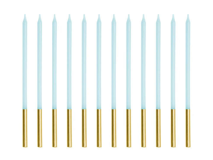 Geburtstagskerzen-hellblau-mit-goldenen-Details-12er-Pack