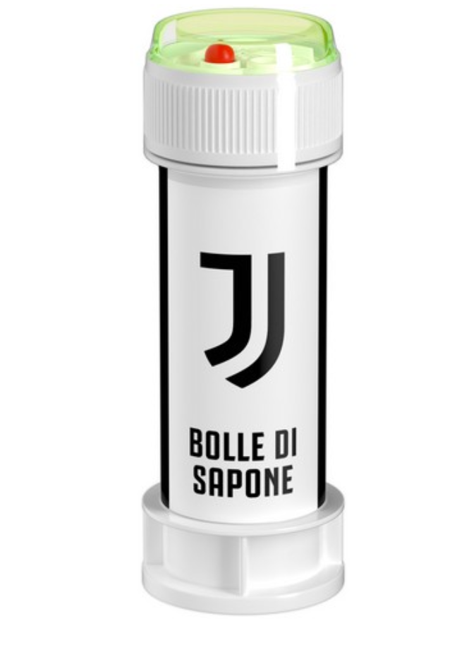 Seifenblasen Juventus Turin, Fussball Party Mitgebsel, 1 Stück, 60ml