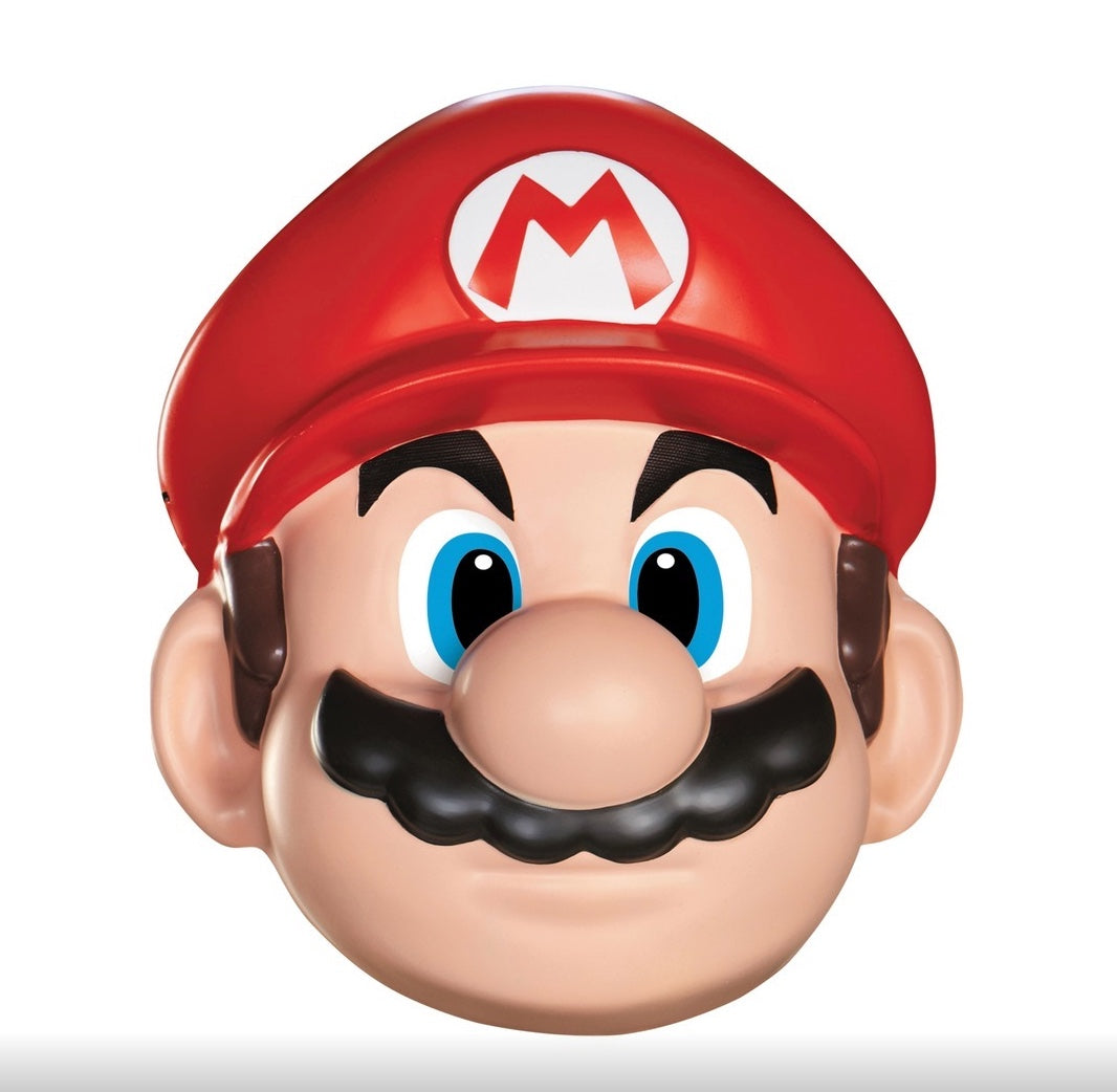 Super-Mario-Brothers-Maske-Kostüm-Zubehör-für-Kinder-Kunststoff-20-3-x-39-4-x-10-2-cm-Verstellbare-elastische-Träger-18-Gramm
