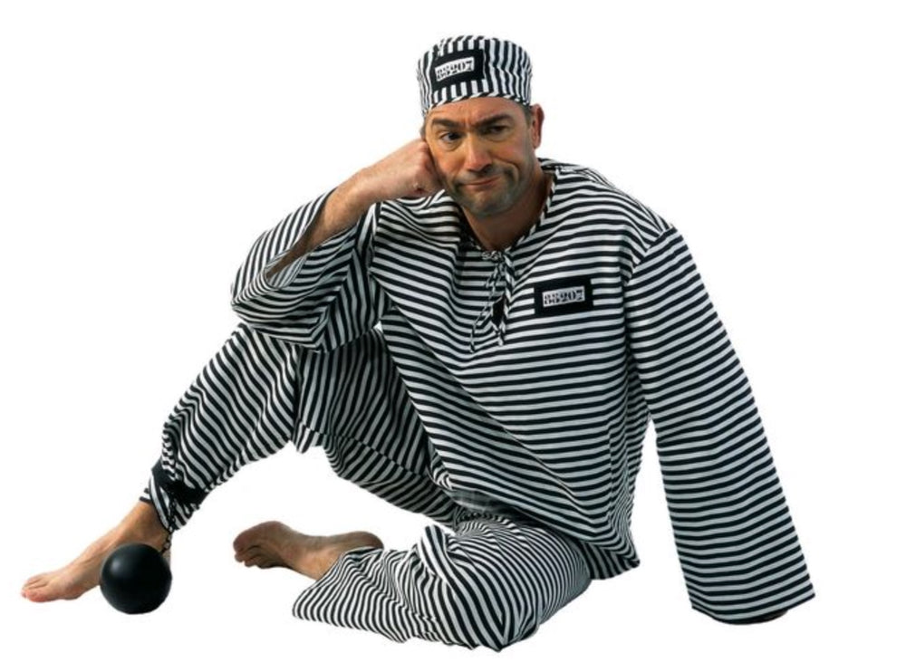 Sträflingskugel-Prisoner-Karneval-Kostüm-Zubehör-100-Polyethylen
