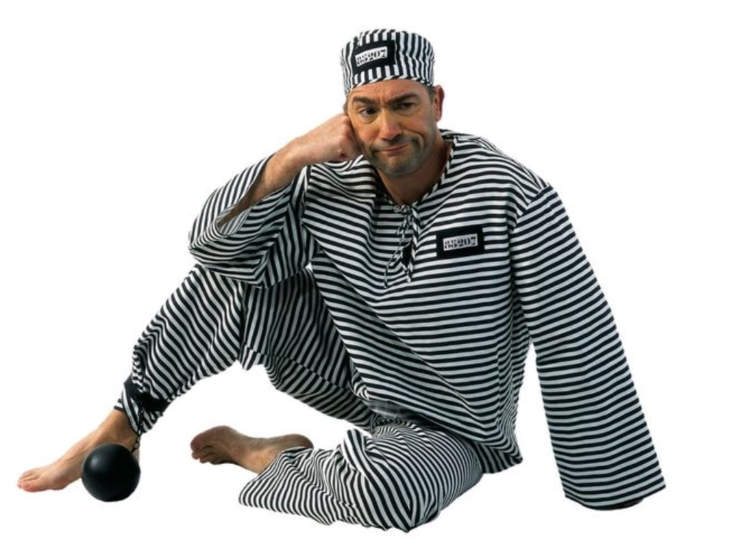 Sträflingskugel-Prisoner-Karneval-Kostüm-Zubehör-100-Polyethylen