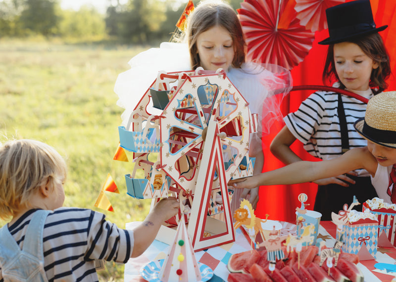 Riesenrad-Snack-Ständer-Zirkus-Buffet-Deko-48-x-50-cm