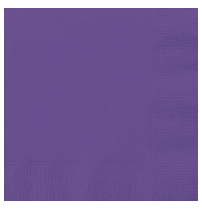 Servietten, unifarben violett/flieder, 20 Stück, 33x33 cm