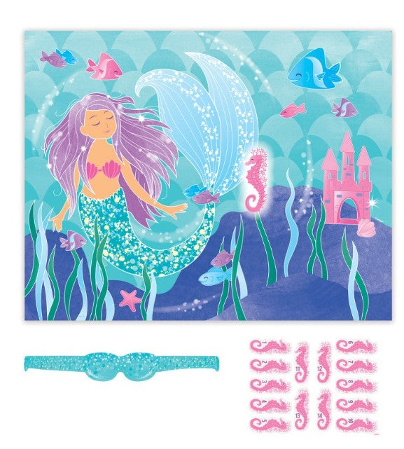 Meerjungfrau Party Spiel für den Kindergeburtstag, 1 Stück, für 14 Kinder