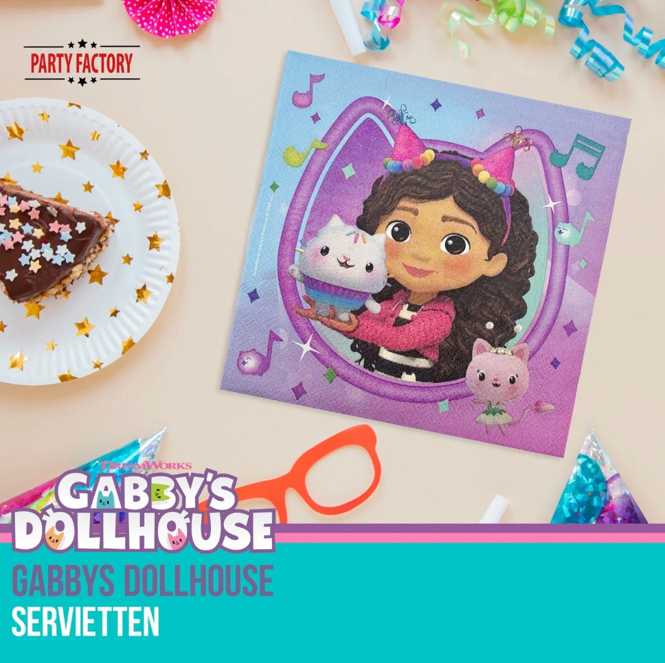 Servietten-Gabby's-Dollhouse-20er-Pack