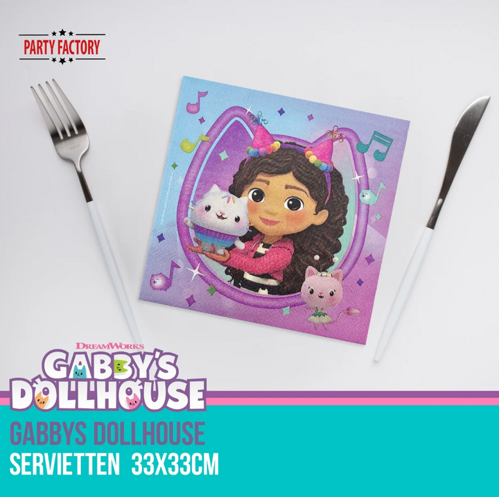 Servietten-Gabby's-Dollhouse-20er-Pack