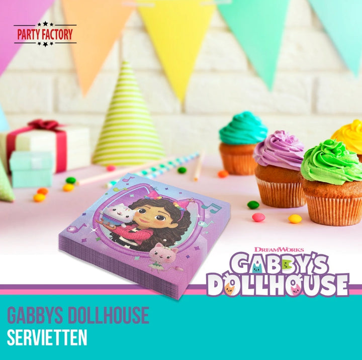 Servietten-Gabby's-Dollhouse-20er-Pack