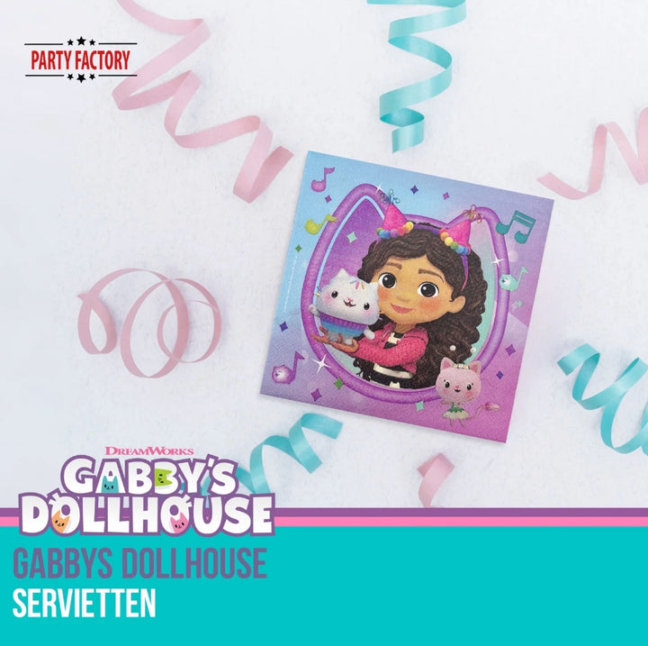 Servietten-Gabby's-Dollhouse-20er-Pack