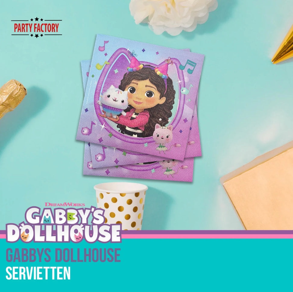 Servietten-Gabby's-Dollhouse-20er-Pack