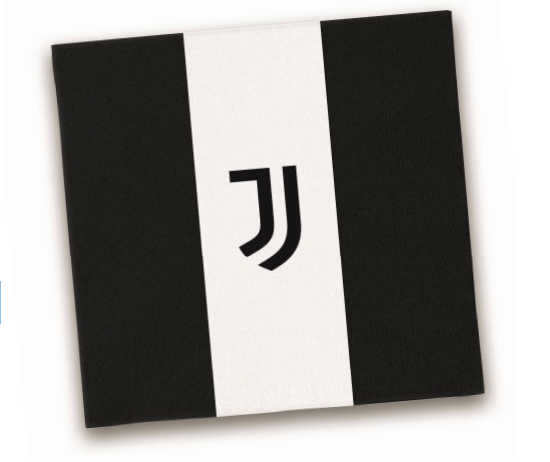 Tovaglioli Juventus Torino, festa del calcio, 20 pezzi