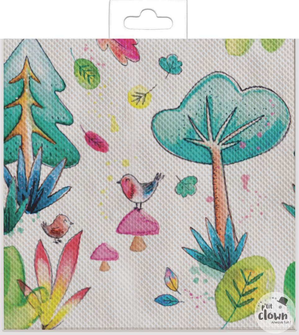 Servietten Waldtiere, 20er Pack, 33x33cm kinderparties-shop