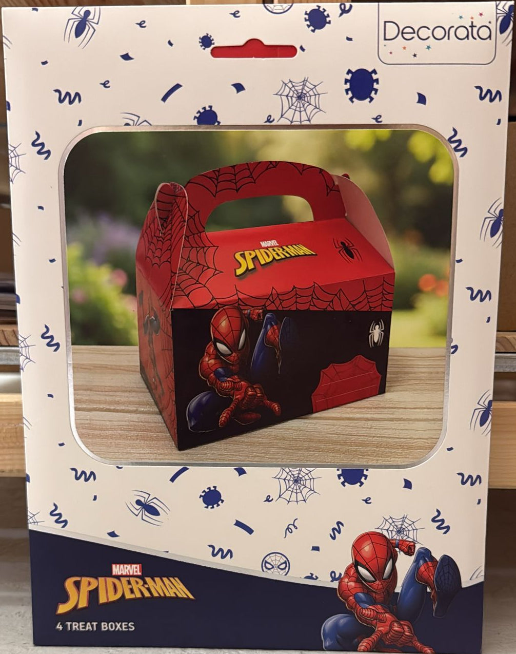 Snackboxen Spiderman World of Webs, 4 Stück