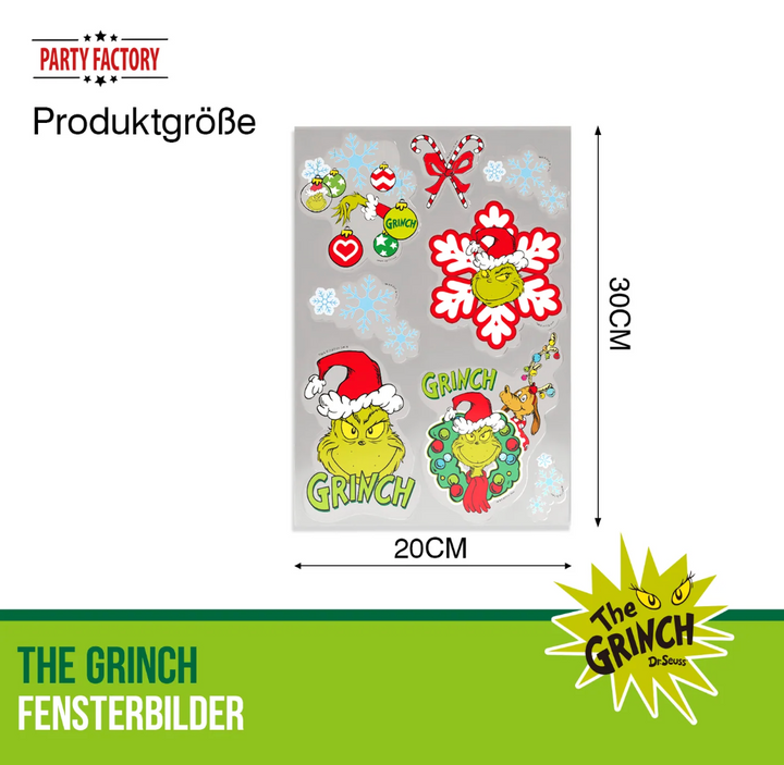 The-Grinch-Fensterbilder-Weihnachtsdeko-Sticker-1-Bogen