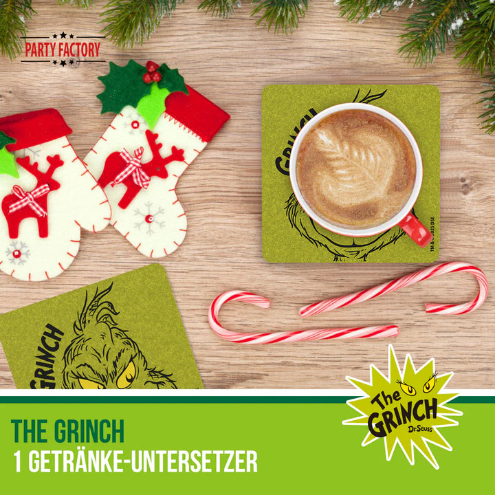 Der-Grinch-Getränke-Untersetzer-4er-Pack