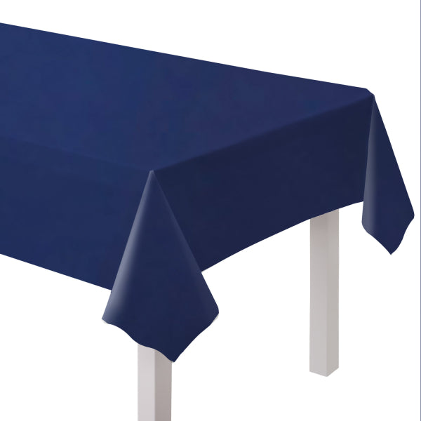 Tischdecke, unifarben Blueberry Blau, 1.37 x 2.74 m, Folie, abwaschbar kinderparties-shop