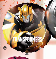Transformers Folienballon Bumblebee, Autobot, 45 cm kinderparties-shop