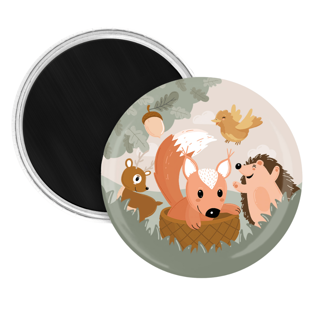 Magnete-Fuchs-&-Waldtiere-Mitgebsel-8er-Pack