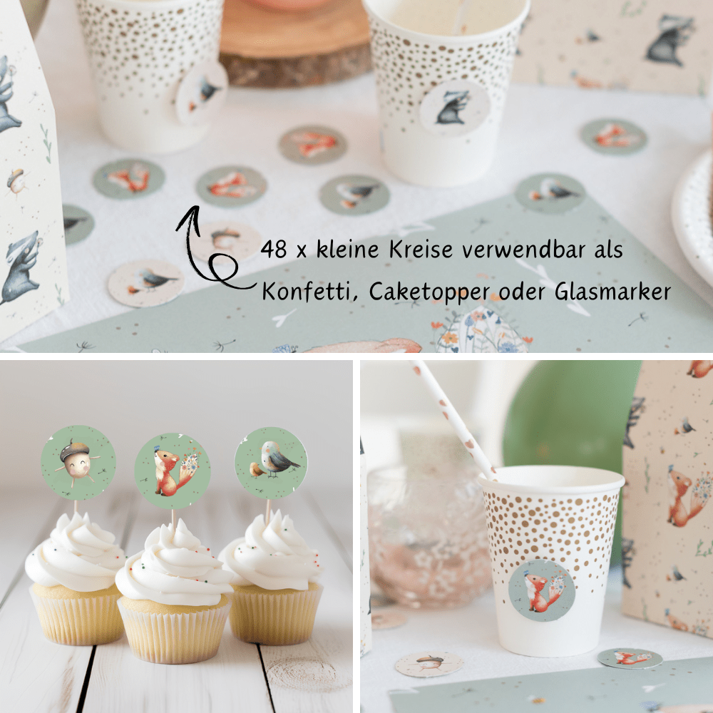 Mottobox-Waldtier-Geburtstag