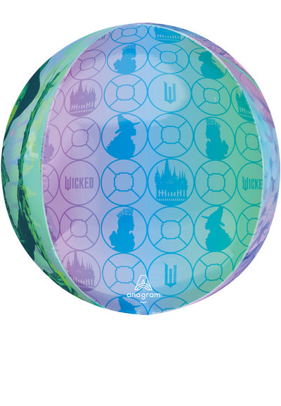 Folienballon-Kugel-Wicked-Glinda-Motiv-38-x-40-cm