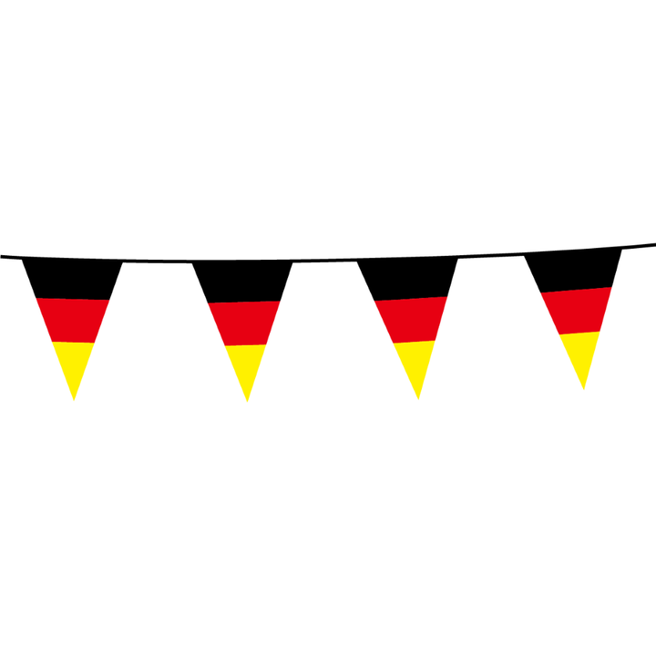 Wimpelkette Deutsche Flagge, 10 m