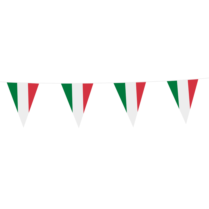 Wimpelkette Italien Flagge, 10 m