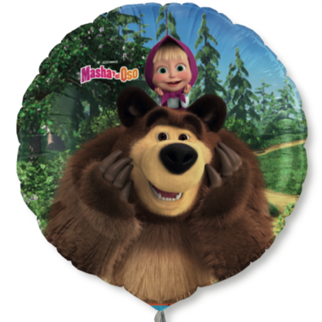 XXL-Folienballon-Mascha-und-der-Bär-46-cm