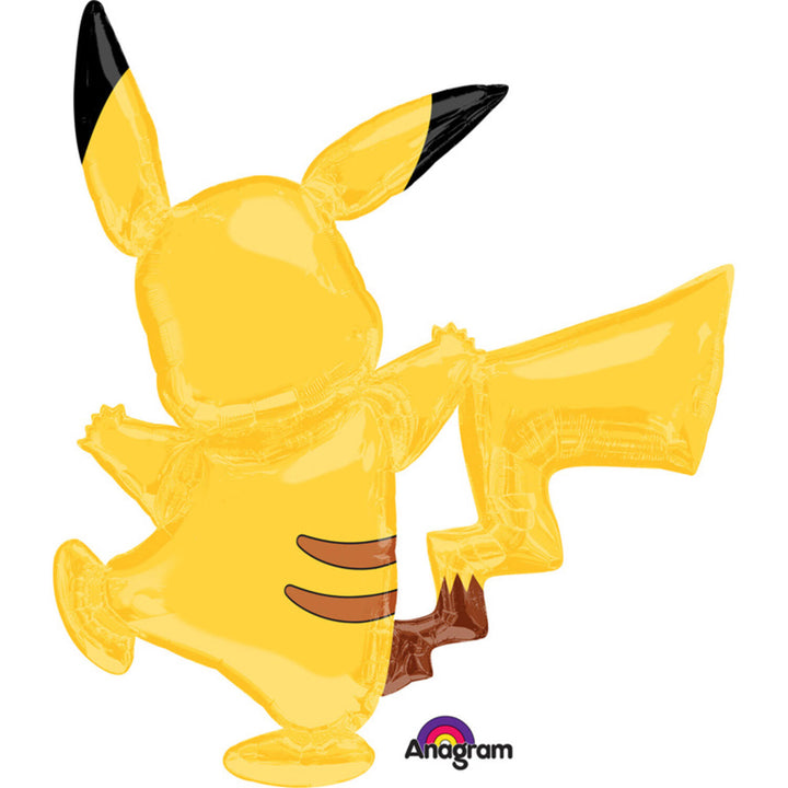 Airwalker Folienballon Pikachu, XXL Pokemon Party Deko, 132 x 139 cm