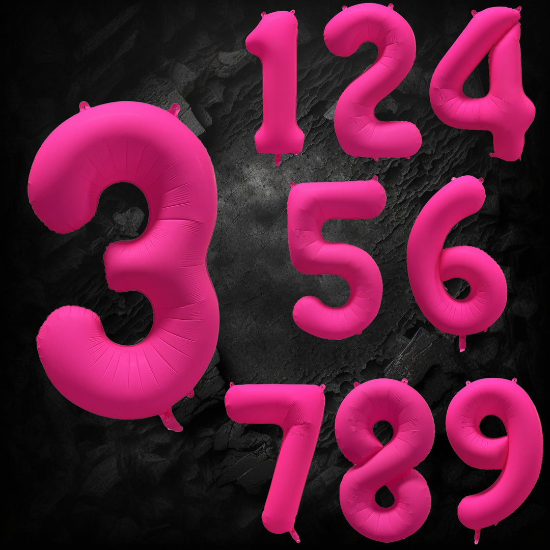 Zahlen-Folienballone-Neon-Pink-Nummer-1-9-und-0-86-cm