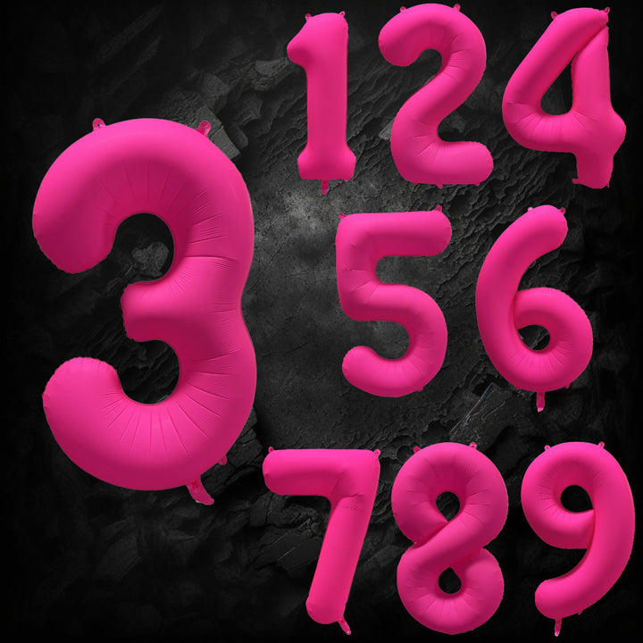 Zahlen-Folienballone-Neon-Pink-Nummer-1-9-und-0-86-cm