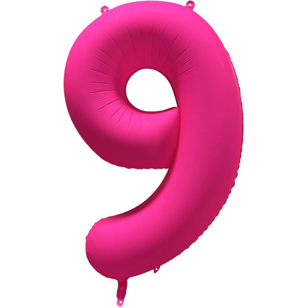 Zahlen-Folienballone-Neon-Pink-Nummer-1-9-und-0-86-cm