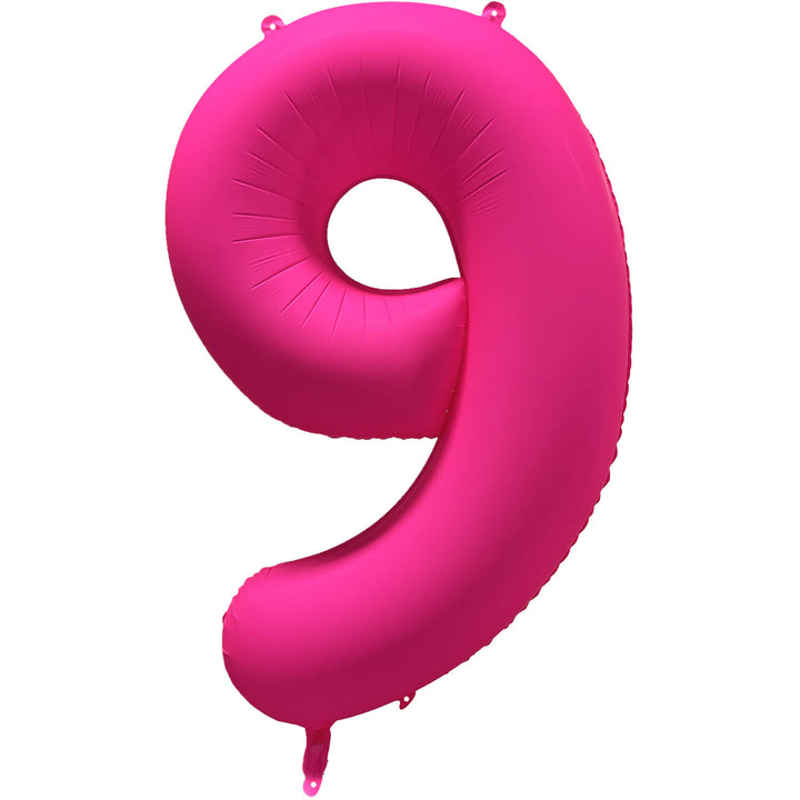 Zahlen-Folienballone-Neon-Pink-Nummer-1-9-und-0-86-cm