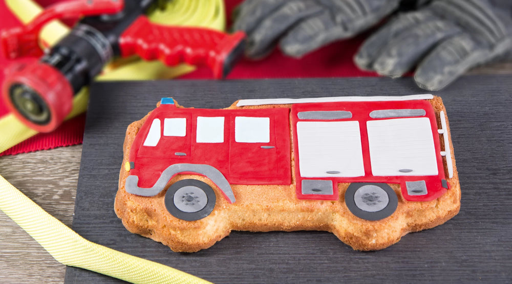 Benny das Feuerwehrauto Backform kinderparties-shop