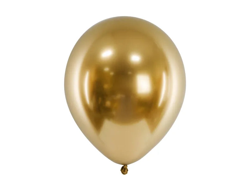 Luftballons Glossy Gold, 30cm, 50er Pack