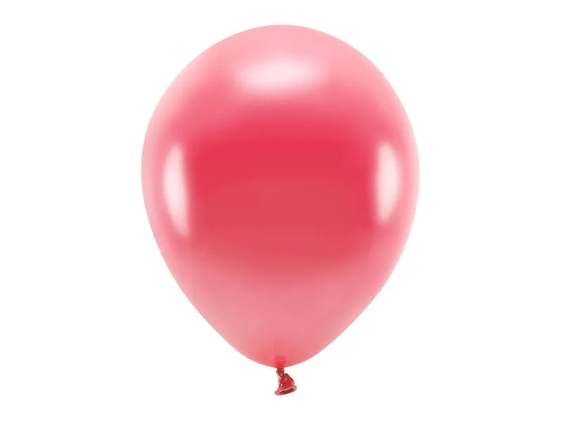 Luftballons korallen rot, Eco, 30 cm, 10er Pack