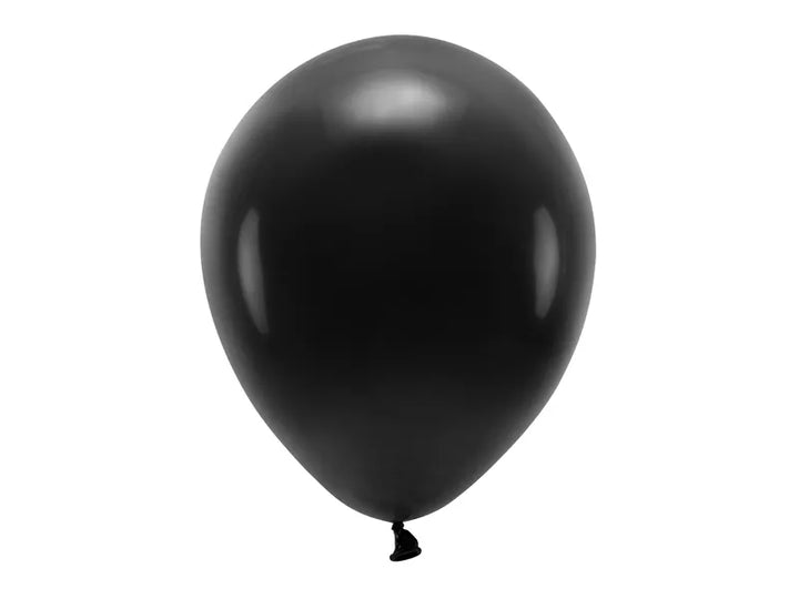 Superpack Luftballons Eco, pastell schwarz, 30 cm, 100er Pack kinderparties-shop