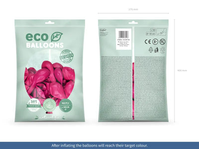 Superpack Luftballons Eco, pastell fuchsia, 30 cm, 100er Pack