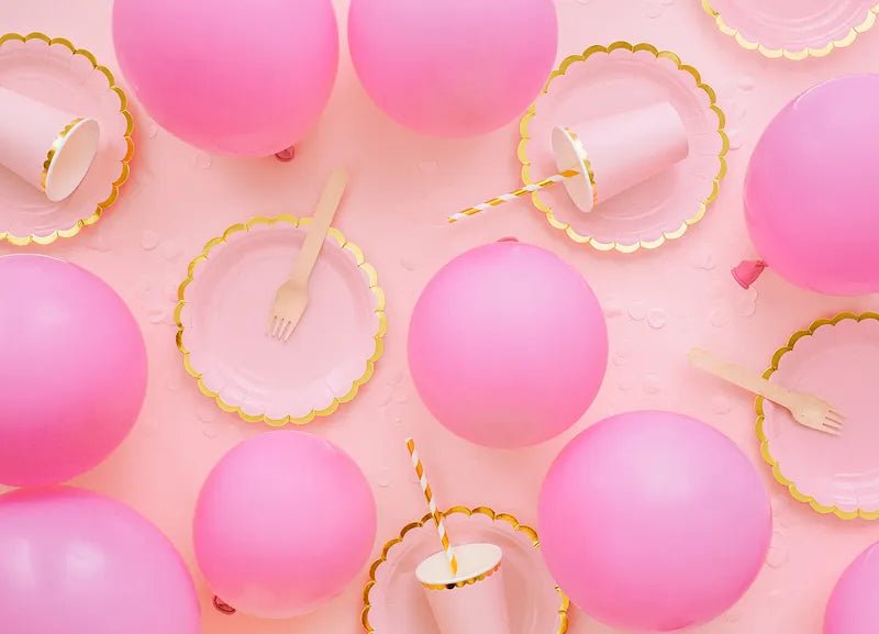 Luftballons pastell rosa, Eco, 30 cm, 10er Pack