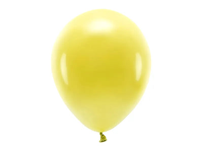 Luftballons, gelb metallisiert, Eco, 30 cm, 10er Pack