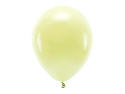 Luftballons hellgelb, Eco, 30 cm, 10er Pack