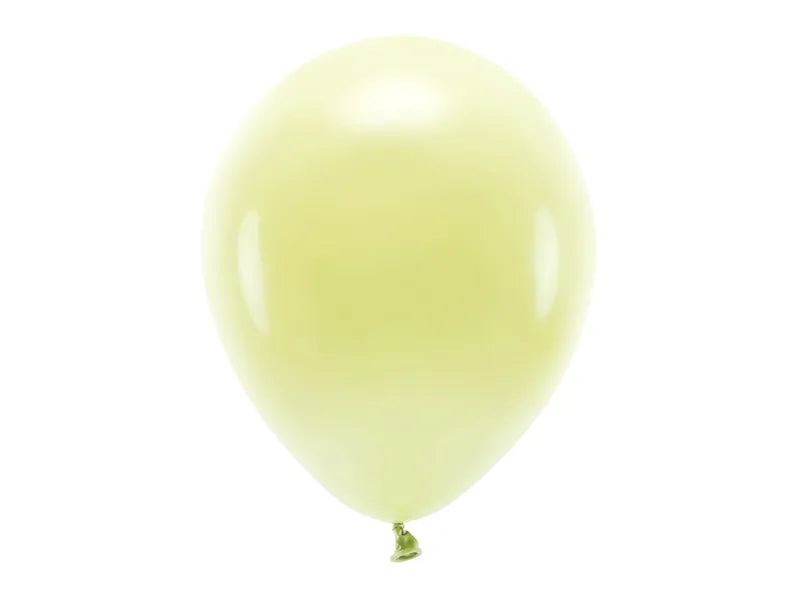 Luftballons, strohgelb metallisiert, Eco, 30 cm, 10er Pack